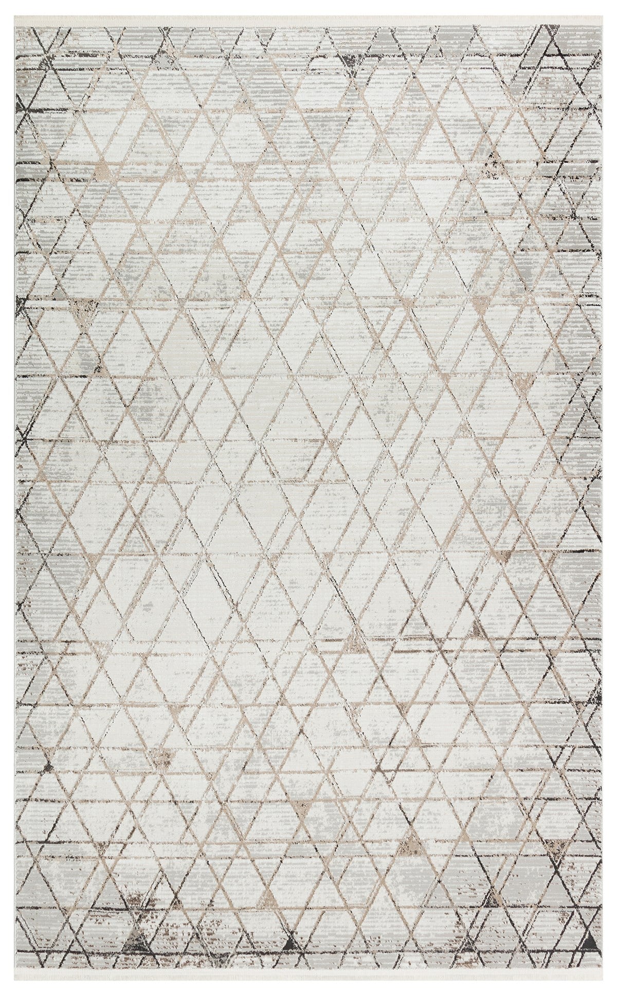 TALYA TLY 01 GREY BEIGE  Parlak Dokulu Modern Desen ve Renkli Metalik Işıltılı Makine Halısı
