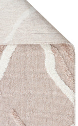 TERAZZO TRZ 03 BEIGE WHITE  Hav Toz Vermez Yumuşak Dokulu Etnik Örgü Desenlere Sahip Modern İskindinav Halı