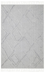 TERAZZO TRZ 03 GREY  Hav Toz Vermez Yumuşak Dokulu Etnik Örgü Desenlere Sahip Modern İskindinav Halı