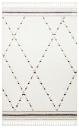 TERAZZO TRZ 04 WHITE BEIGE  Hav Toz Vermez Yumuşak Dokulu Etnik Örgü Desenlere Sahip Modern İskindinav Halı