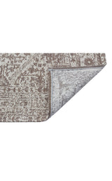 TOLEDO TD 01 GREY  Hav Toz Vermez Antibakteriyel Vintage Desenli Yıkanabilir İnce Dokuma Halı