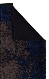 TRIBAL XW TRB 04 GREY NAVY XW  Yıkanabilir Vintage Desenli Modern İnce Dokuma Halı