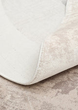 UTOPIA UTP 02 CREAM GREY Q  Amorf Tasarımlı Modern Viskon Halı
