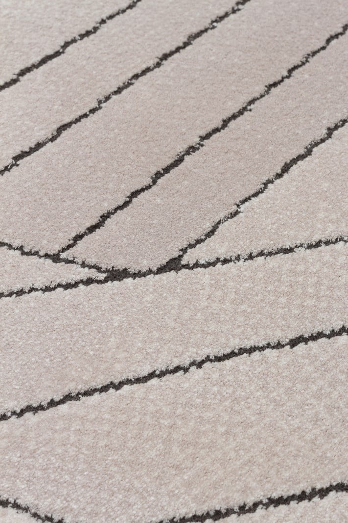 UTOPIA UTP 07 CREAM GREY  Amorf Tasarımlı Modern Viskon Halı