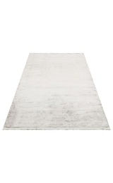 VELVET VT PLAIN GREY  Düz Renk El Emeği ile Özel Tezgahlarda Üretilen Viskon Uşak Halısı