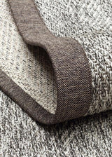 VENTURA SISAL VNT 2704 GREY BRD DARK MIX  İç ve Dış Mekan Kullanımına Uygun Hav Vermeyen Kolay Temizlenebilir Sisal Görünümlü Halı