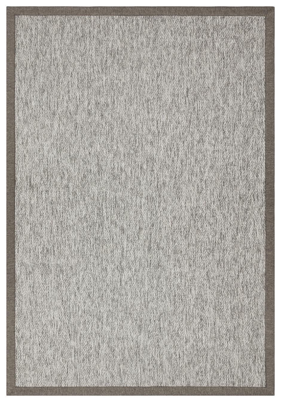 VENTURA SISAL VNT 2704 GREY BRD DARK MIX  İç ve Dış Mekan Kullanımına Uygun Hav Vermeyen Kolay Temizlenebilir Sisal Görünümlü Halı
