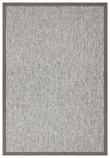 VENTURA SISAL VNT 2704 GREY BRD DARK MIX  İç ve Dış Mekan Kullanımına Uygun Hav Vermeyen Kolay Temizlenebilir Sisal Görünümlü Halı