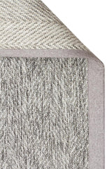 VENTURA SISAL VNT 2704 GREY BRD GREY  İç ve Dış Mekan Kullanımına Uygun Hav Vermeyen Kolay Temizlenebilir Sisal Görünümlü Halı