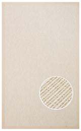 VENTURA SISAL VNT 2706 CREAM BRD BEIGE  İç ve Dış Mekan Kullanımına Uygun Hav Vermeyen Kolay Temizlenebilir Sisal Görünümlü Halı