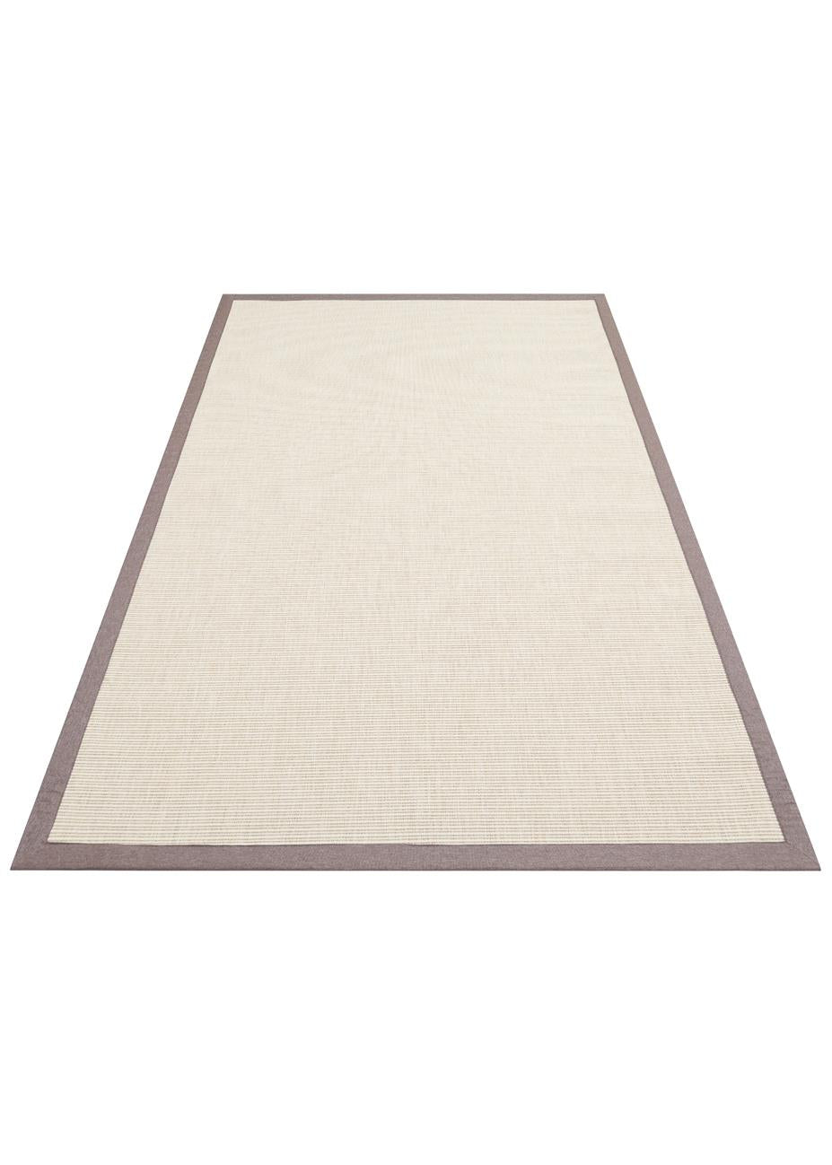 VENTURA SISAL VNT 2706 CREAM BRD MOUSE  İç ve Dış Mekan Kullanımına Uygun Hav Vermeyen Kolay Temizlenebilir Sisal Görünümlü Halı