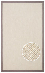 VENTURA SISAL VNT 2706 CREAM BRD MOUSE  İç ve Dış Mekan Kullanımına Uygun Hav Vermeyen Kolay Temizlenebilir Sisal Görünümlü Halı