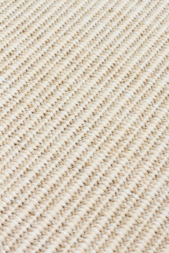 VENTURA SISAL VNT 2706 CREAM BRD MOUSE  İç ve Dış Mekan Kullanımına Uygun Hav Vermeyen Kolay Temizlenebilir Sisal Görünümlü Halı