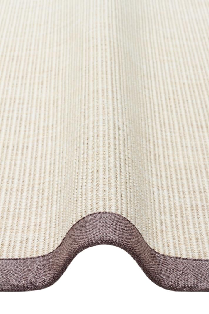VENTURA SISAL VNT 2706 CREAM BRD MOUSE  İç ve Dış Mekan Kullanımına Uygun Hav Vermeyen Kolay Temizlenebilir Sisal Görünümlü Halı