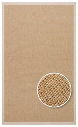 VENTURA SISAL VNT 2702 GOLD BRD BEIGE  İç ve Dış Mekan Kullanımına Uygun Hav Vermeyen Kolay Temizlenebilir Sisal Görünümlü Halı