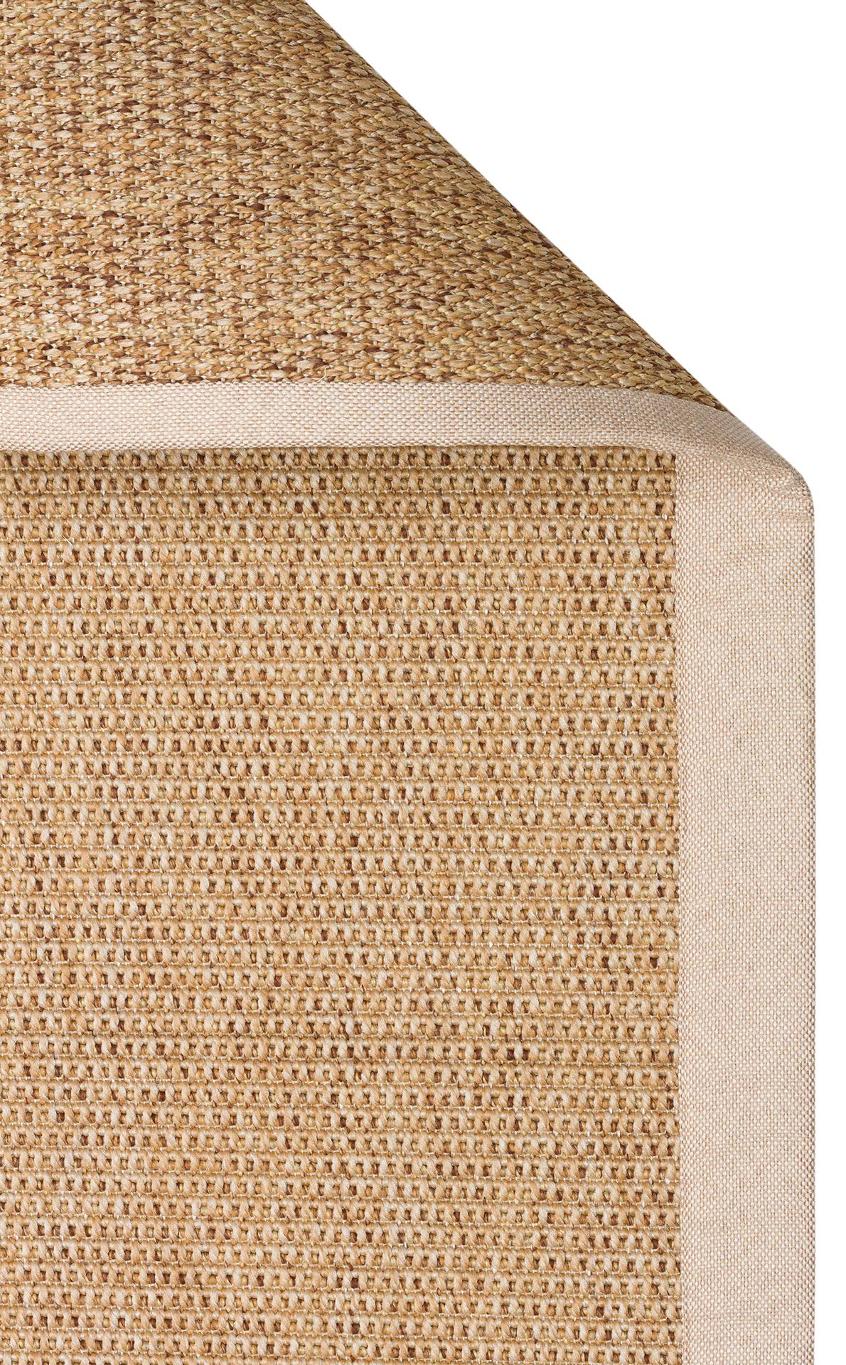 VENTURA SISAL VNT 2702 GOLD BRD BEIGE  İç ve Dış Mekan Kullanımına Uygun Hav Vermeyen Kolay Temizlenebilir Sisal Görünümlü Halı