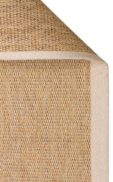 VENTURA SISAL VNT 2702 GOLD BRD BEIGE  İç ve Dış Mekan Kullanımına Uygun Hav Vermeyen Kolay Temizlenebilir Sisal Görünümlü Halı