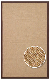 VENTURA SISAL VNT 2702 GOLD BRD BROWN MIX  İç ve Dış Mekan Kullanımına Uygun Hav Vermeyen Kolay Temizlenebilir Sisal Görünümlü Halı