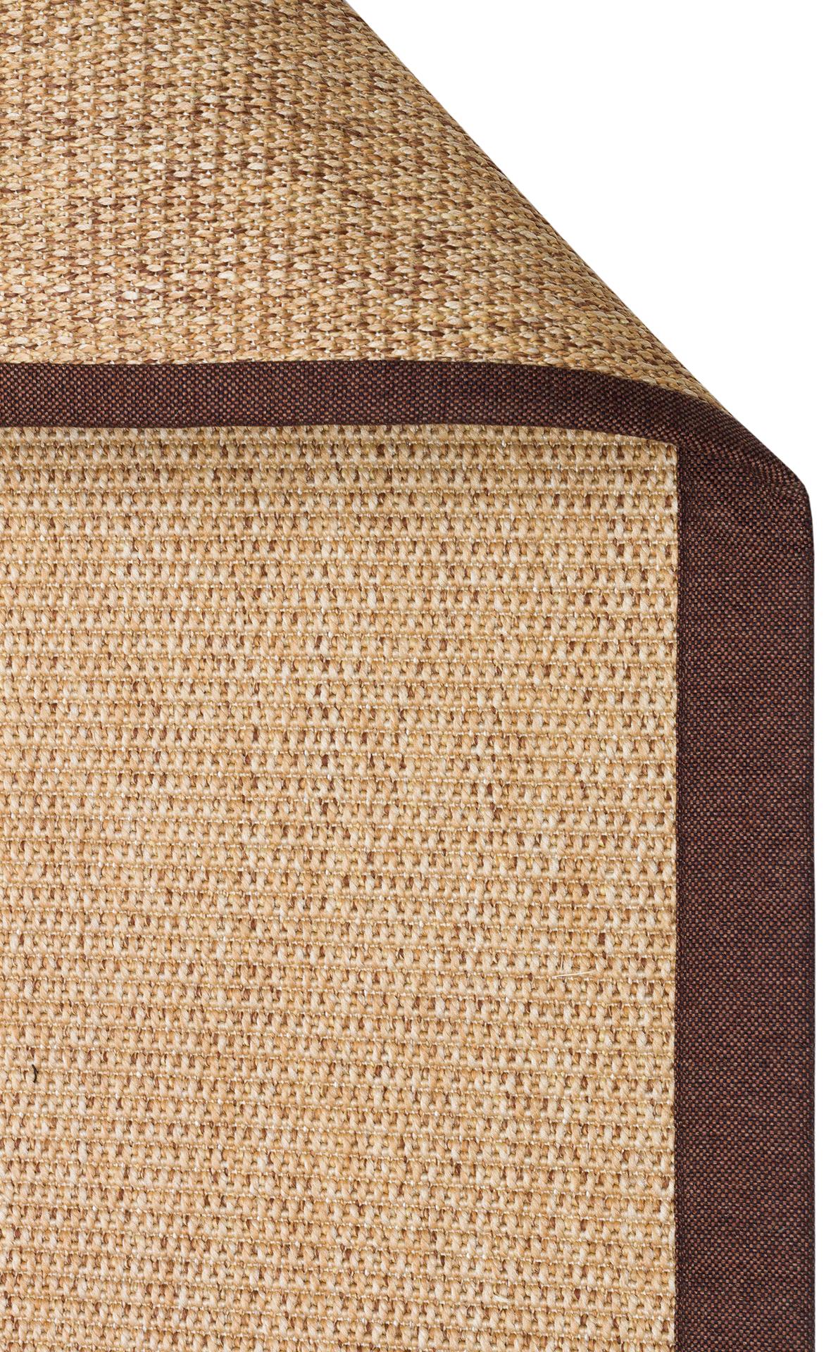 VENTURA SISAL VNT 2702 GOLD BRD BROWN MIX  İç ve Dış Mekan Kullanımına Uygun Hav Vermeyen Kolay Temizlenebilir Sisal Görünümlü Halı