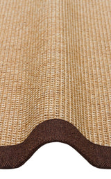 VENTURA SISAL VNT 2702 GOLD BRD BROWN MIX  İç ve Dış Mekan Kullanımına Uygun Hav Vermeyen Kolay Temizlenebilir Sisal Görünümlü Halı