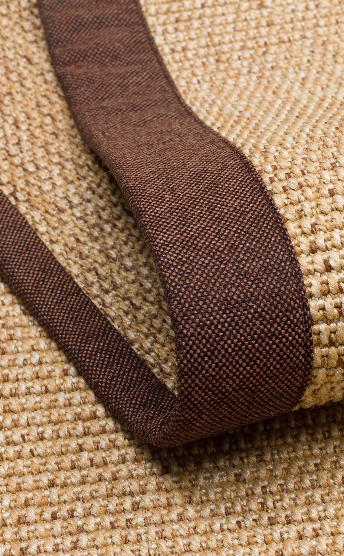 VENTURA SISAL VNT 2702 GOLD BRD BROWN MIX  İç ve Dış Mekan Kullanımına Uygun Hav Vermeyen Kolay Temizlenebilir Sisal Görünümlü Halı