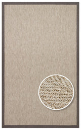 VENTURA SISAL VNT 2704 L.BEIGE BRD DARK MIX  İç ve Dış Mekan Kullanımına Uygun Hav Vermeyen Kolay Temizlenebilir Sisal Görünümlü Halı