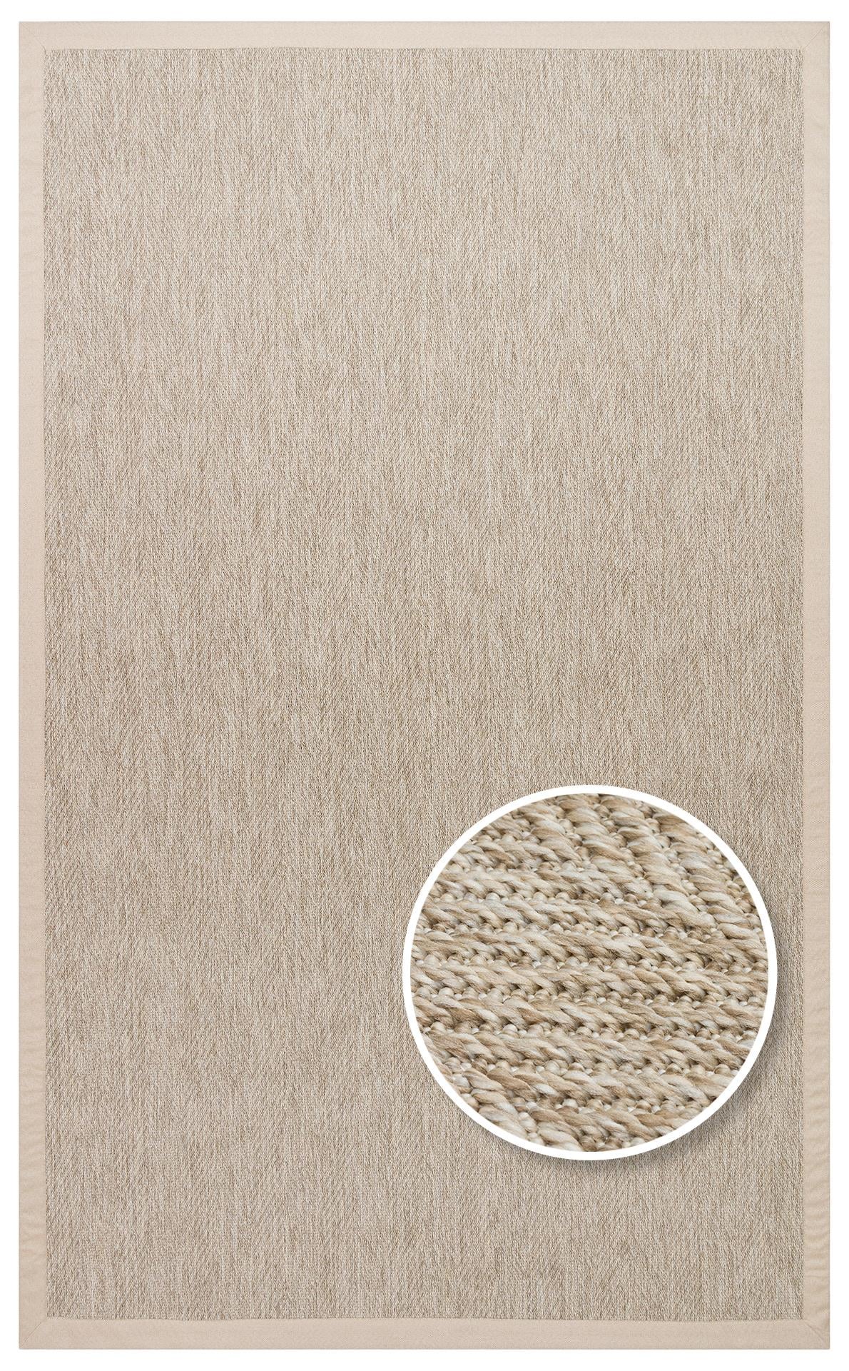 VENTURA SISAL VNT 2704 L.BEIGE BRD BEIGE  İç ve Dış Mekan Kullanımına Uygun Hav Vermeyen Kolay Temizlenebilir Sisal Görünümlü Halı