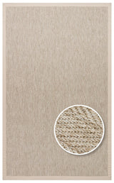 VENTURA SISAL VNT 2704 L.BEIGE BRD BEIGE  İç ve Dış Mekan Kullanımına Uygun Hav Vermeyen Kolay Temizlenebilir Sisal Görünümlü Halı