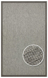 VENTURA SISAL VNT 2705 GREY BRD DARK MIX  İç ve Dış Mekan Kullanımına Uygun Hav Vermeyen Kolay Temizlenebilir Sisal Görünümlü Halı