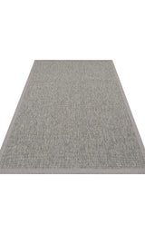 VENTURA SISAL VNT 2705 GREY BRD GREY  İç ve Dış Mekan Kullanımına Uygun Hav Vermeyen Kolay Temizlenebilir Sisal Görünümlü Halı
