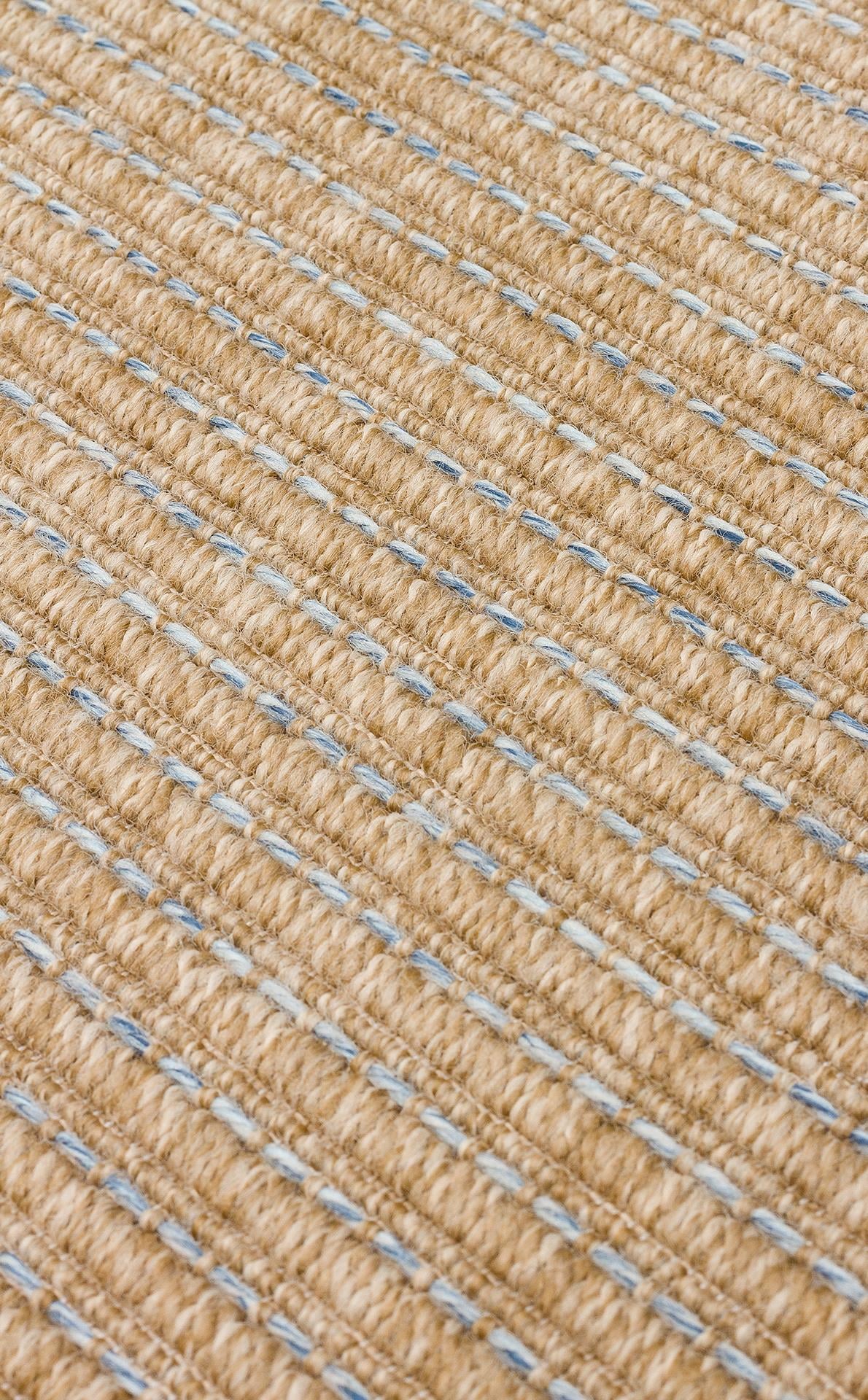 VENTURA XW VNT 01 NATURAL BLUE XW  İç ve Dış Mekan Kullanımına Uygun Hav Vermeyen Kolay Temizlenebilir Sisal Görünümlü Halı