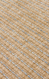 VENTURA XW VNT 01 NATURAL BLUE XW  İç ve Dış Mekan Kullanımına Uygun Hav Vermeyen Kolay Temizlenebilir Sisal Görünümlü Halı