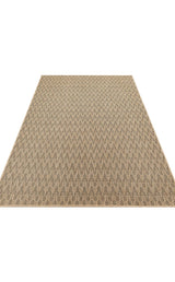 VENTURA XW VNT 02 NATURAL BLACK XW  İç ve Dış Mekan Kullanımına Uygun Hav Vermeyen Kolay Temizlenebilir Sisal Görünümlü Halı