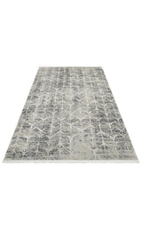 VERONA DYED VRD 06 GREY NATURAL  Overdyed Yumuşak İpeksi Tuşeli Yüksek Alçak Oymalı Modern İnce Makine Halısı