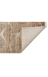 VERONA DYED VRD 06 LATTE BEIGE  Overdyed Yumuşak İpeksi Tuşeli Yüksek Alçak Oymalı Modern İnce Makine Halısı
