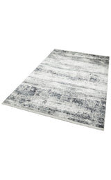 VERONA VR 02 CREAM GREY XW  Kolay Kullanımlı Yumuşak İpeksi Tuşeli Yüksek Alçak Oymalı Modern İnce Makine Halısı