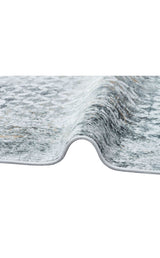 VERONA VR 10 CREAM GREY XW  Yumuşak İpeksi Tuşeli Yüksek Alçak Oymalı Modern İnce Makine Halısı