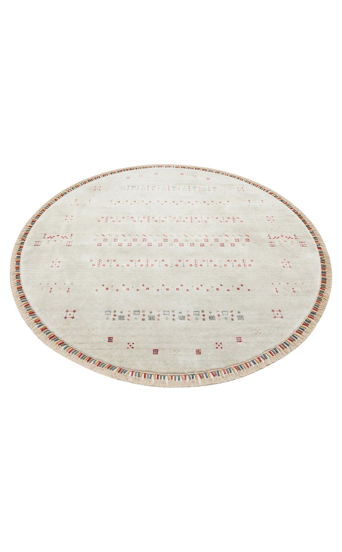 ZARA ZR 06 BEIGE Q  Otantik Desenli Özel Hav Vermeyen ve Kolay Temizlenebilir Tensel Kullanılarak El Emeği ile Özel Tezgahlarda Üretilen Modern Uşak Halısı