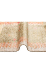 ZARA ZR 07 BEIGE AUTUMN  Otantik Desenli Özel Hav Vermeyen ve Kolay Temizlenebilir Tensel Kullanılarak El Emeği ile Özel Tezgahlarda Üretilen Modern Uşak Halısı