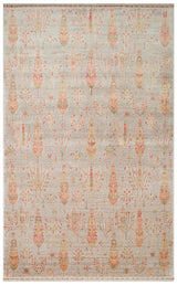 ZARA ZR 08 BEIGE AUTUMN  Otantik Desenli Özel Hav Vermeyen ve Kolay Temizlenebilir Tensel Kullanılarak El Emeği ile Özel Tezgahlarda Üretilen Modern Uşak Halısı