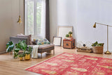 ZARA ZR 08 RED AUTUMN  Otantik Desenli Özel Hav Vermeyen ve Kolay Temizlenebilir Tensel Kullanılarak El Emeği ile Özel Tezgahlarda Üretilen Modern Uşak Halısı