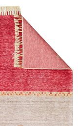 ZARA ZR 11 RED AUTUMN  Otantik Desenli Özel Hav Vermeyen ve Kolay Temizlenebilir Tensel Kullanılarak El Emeği ile Özel Tezgahlarda Üretilen Modern Uşak Halısı