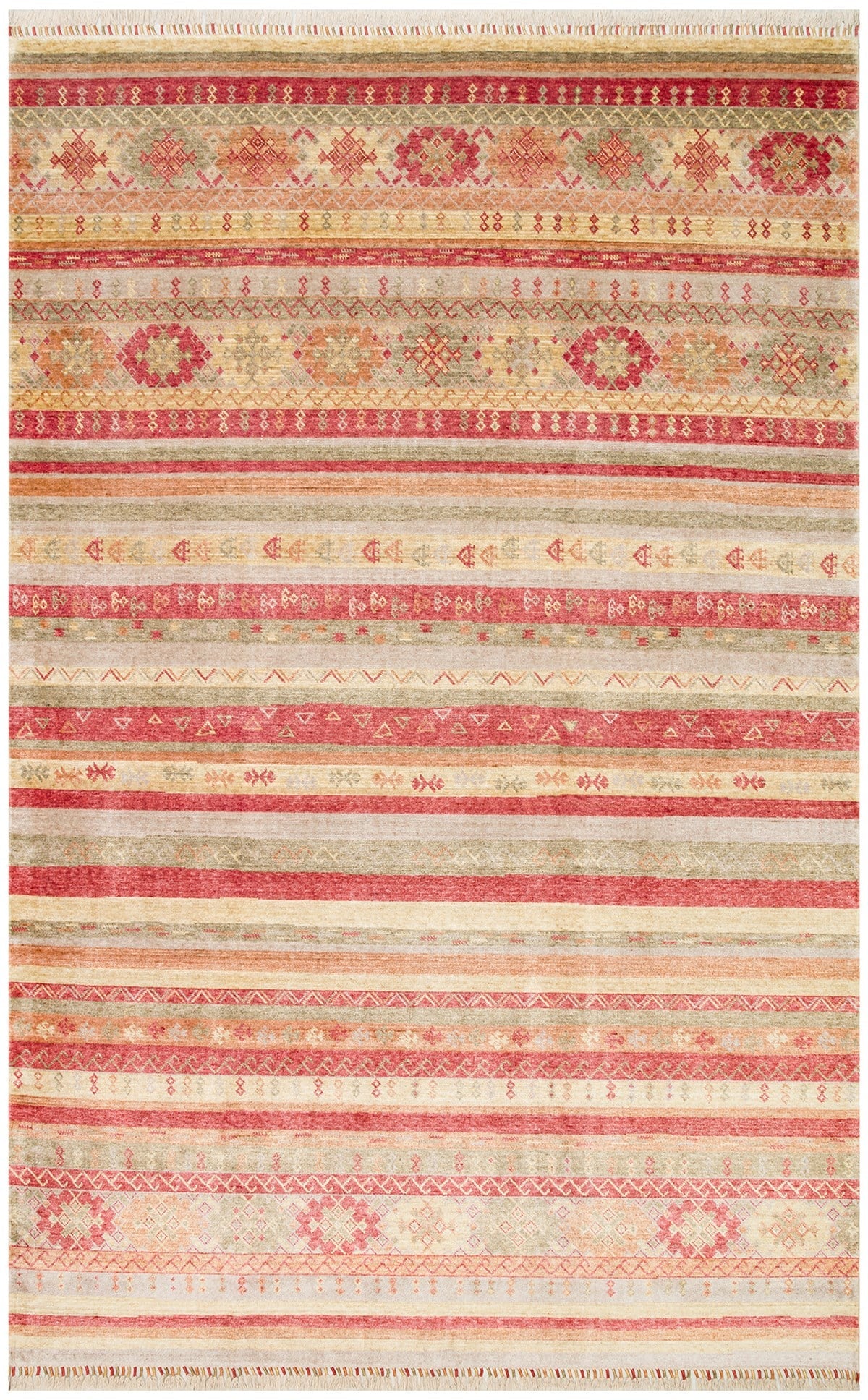 ZARA ZR 12 RED AUTUMN  Otantik Desenli Özel Hav Vermeyen ve Kolay Temizlenebilir Tensel Kullanılarak El Emeği ile Özel Tezgahlarda Üretilen Modern Uşak Halısı