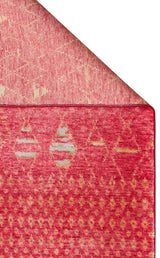 ZARA ZR 15 RED AUTUMN  Otantik Desenli Özel Hav Vermeyen ve Kolay Temizlenebilir Tensel Kullanılarak El Emeği ile Özel Tezgahlarda Üretilen Modern Uşak Halısı