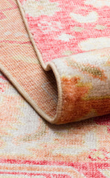 ZARA ZR 17 RED AUTUMN  Otantik Desenli Özel Hav Vermeyen ve Kolay Temizlenebilir Tensel Kullanılarak El Emeği ile Özel Tezgahlarda Üretilen Modern Uşak Halısı