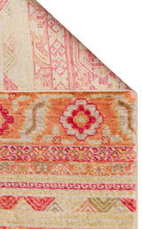 ZARA ZR 17 RED AUTUMN  Otantik Desenli Özel Hav Vermeyen ve Kolay Temizlenebilir Tensel Kullanılarak El Emeği ile Özel Tezgahlarda Üretilen Modern Uşak Halısı