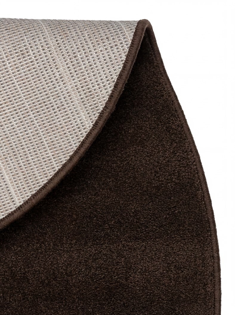 ZEN AMORF 01 BROWN  Hav Toz Vermez Yumuşak Tuşeli Zarif Makine Halısı