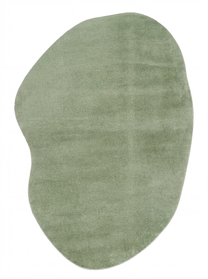 ZEN AMORF 02 GREEN  Hav Toz Vermez Yumuşak Tuşeli Zarif Makine Halısı