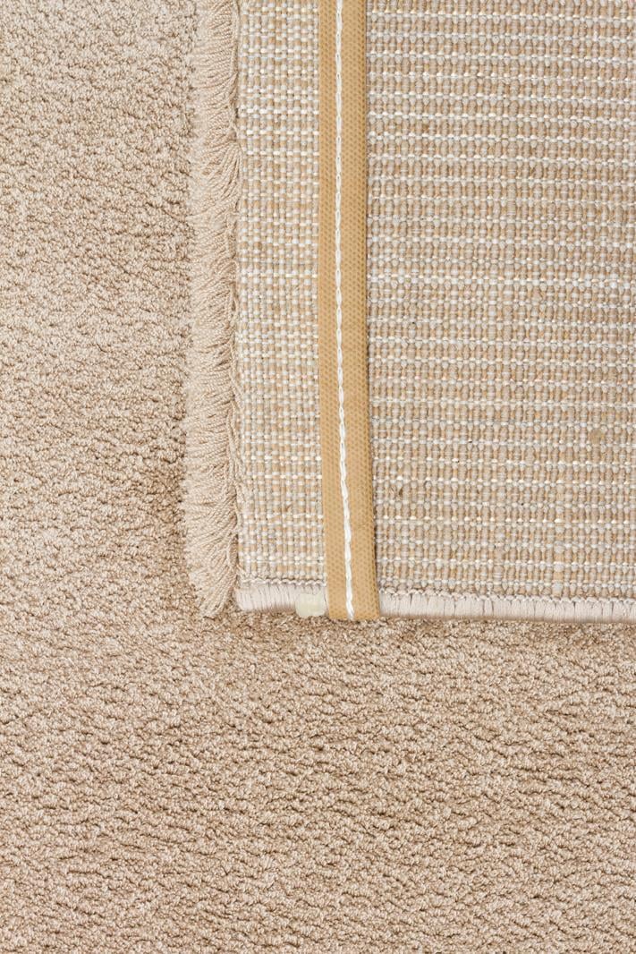 ZEN ZEN 01 BEIGE  Hav Toz Vermez Yumuşak Tuşeli Zarif Makine Halısı