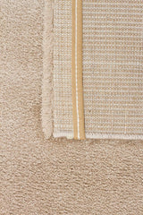 ZEN ZEN 01 BEIGE  Hav Toz Vermez Yumuşak Tuşeli Zarif Makine Halısı